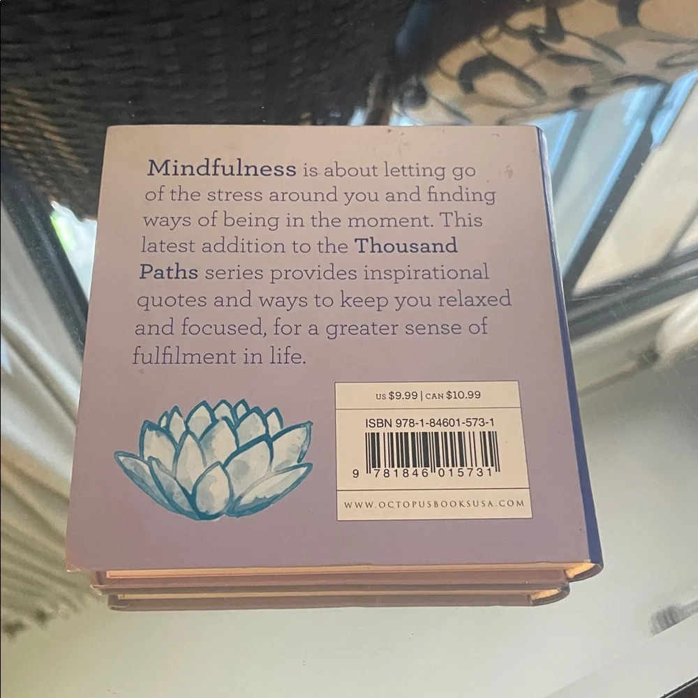 5x5” little coffee table book “A Thousand Paths to Mindfulness”